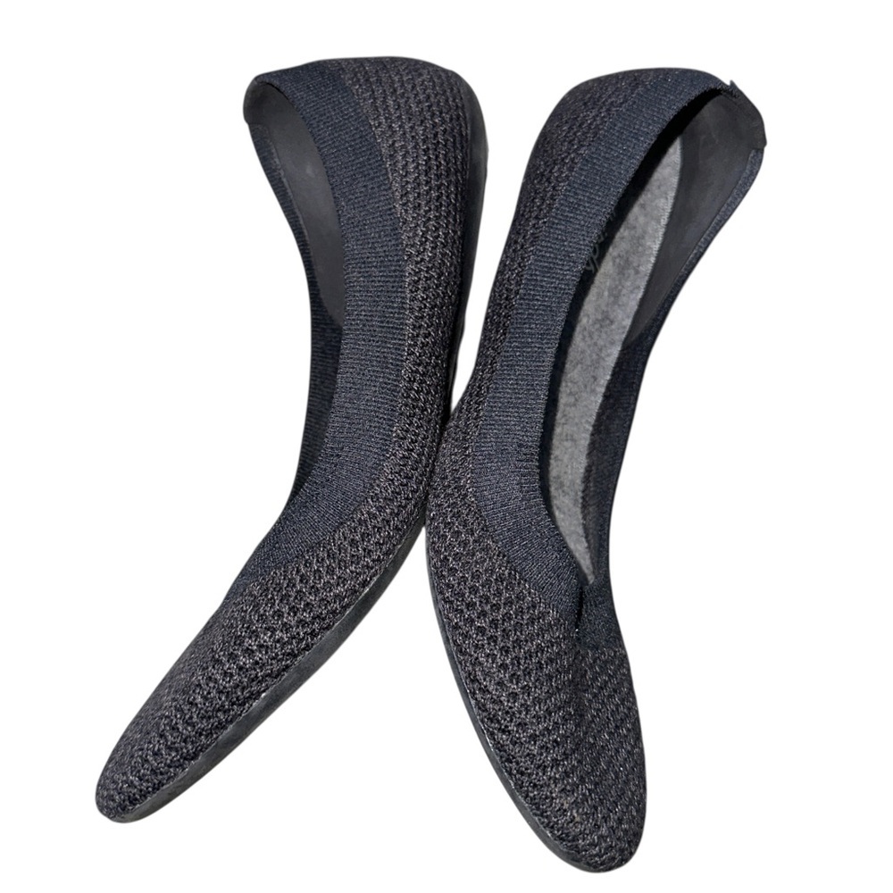 Allbirds Women's Dark Grey Black Flats size 8.5 - Picture 2 of 5